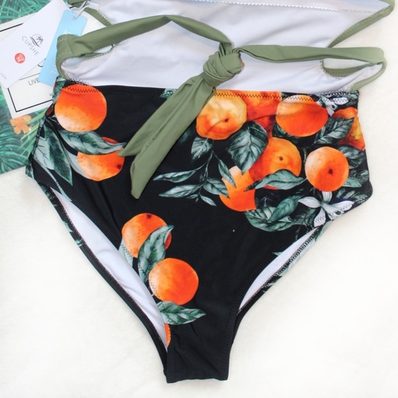 HP 💕 NWT Green and Orange Cupshe One Piece Suit - Picture 5 of 7